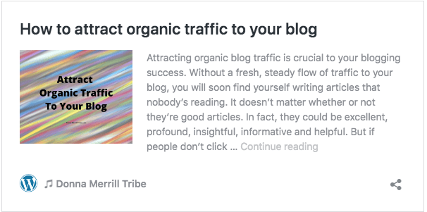 How to attract organic traffic to your blog