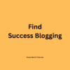 Success Blogging